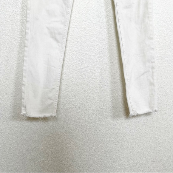 All Saints- Mast Fray Off White Skinny Jeans Size 26 - Picture 8 of 8